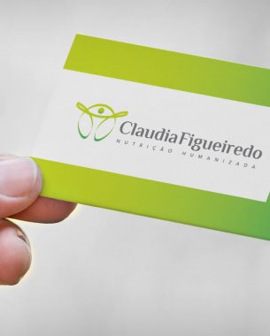 A Nutricionista Claudia Figueiredo contou com A.Companhia para o desenvolvimento de sua marca pessoal.