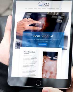 A Clínica RM Diagnóstico por Imagem teve seu website revitalizada pela A.Companhia, com um novo design mais atraente e acessível.